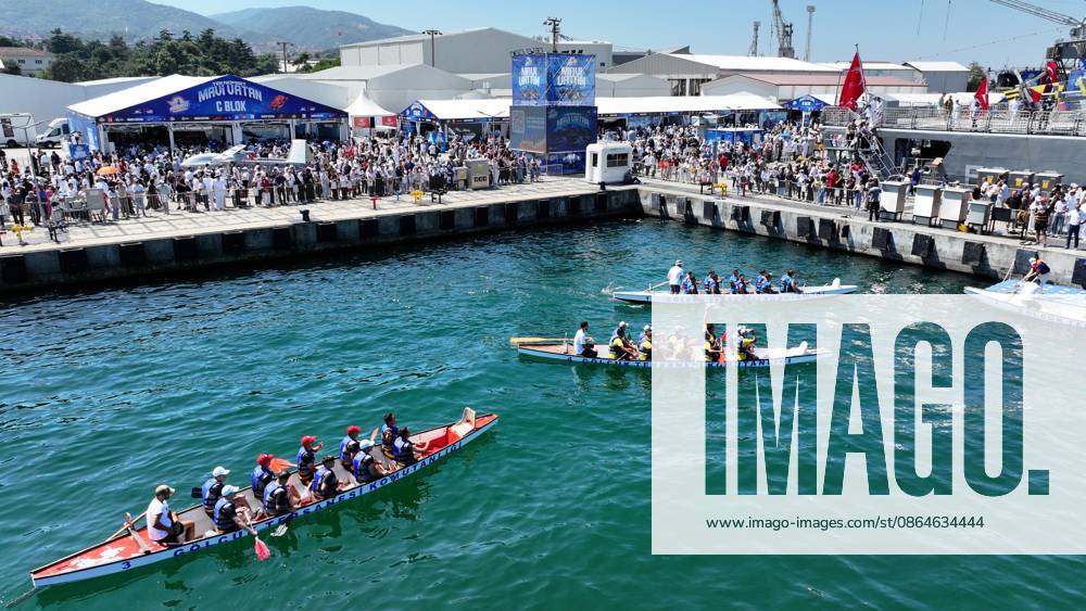 TEKNOFEST Blue Homeland KOCAELI, TURKIYE - AUGUST 23: Participants compete in dragon boat races during TEKNOFEST Blue Homeland, organized under the leadership of the Turkish Ministry of National Defense and the Turkiye Technology Team Foundation (T3 Foundation), with Anadolu as its Global Communications Partner, in Kocaeli, Turkiye, on August 23, 2026. Ibrahim Yozoglu Anadolu Kocaeli Turkey. Editorial use only. Please get in touch for any other usage.