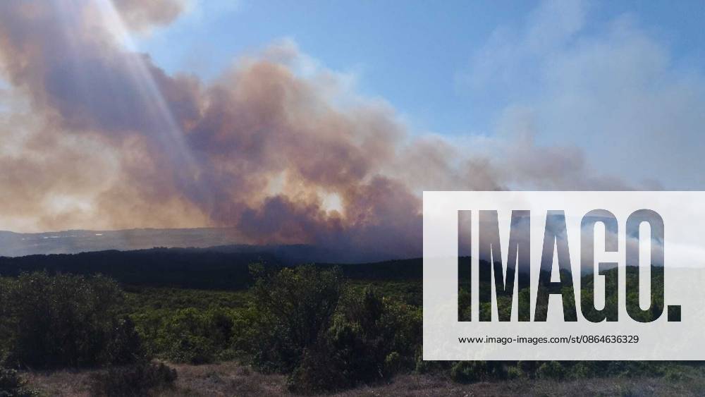 Forest fire in Kocaeli KOCAELI, TURKIYE - AUGUST 23: A view of a forest fire as firefighting teams respond with ground and aerial interventions in Kocaeli, Turkiye, on August 23, 2026. Fatih Gurbuz Anadolu Kocaeli Turkey. Editorial use only. Please get in touch for any other usage.