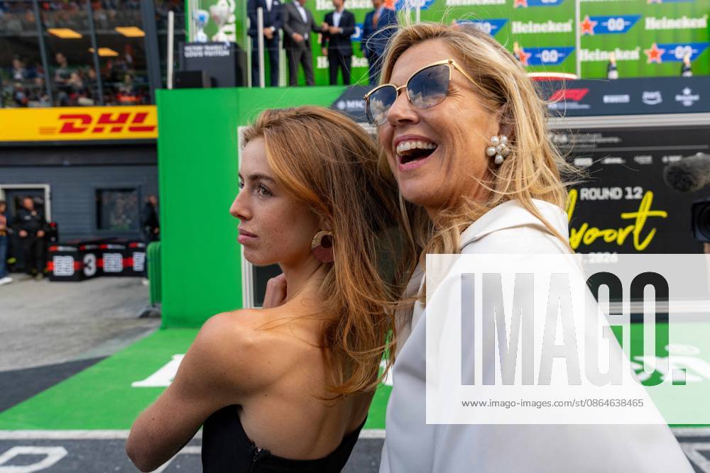 Royals At F1 Dutch Grand Prix Prize Ceremony- Zandvoort Princess Alexia of the Netherlands and Queen Maxima of the Netherlands attend the Formula 1 Heineken Dutch Grand Prix 2026 at the Circuit Zandvoort in Zandvoort, Netherlands on August 23, 2026. Photo by Kay Int Veen NL Beeld Bruno Press ABACAPRESS.COM Zandvoort Netherlands