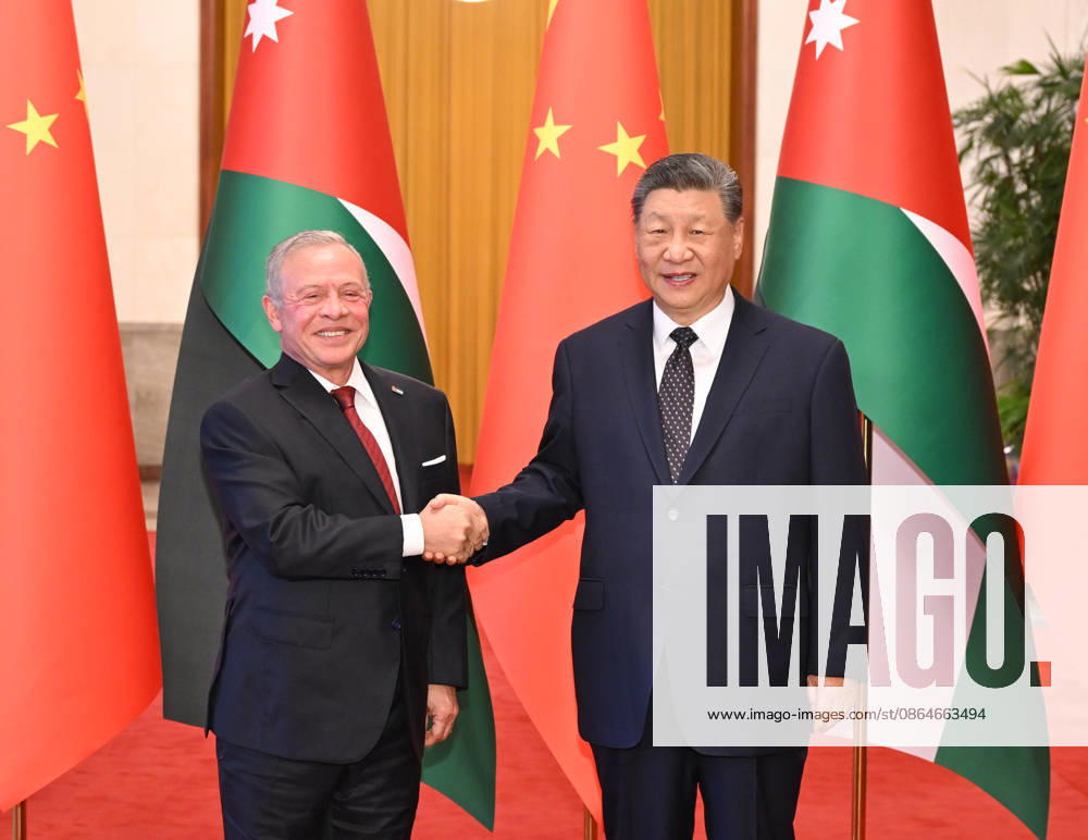 (260824) -- BEIJING, Aug. 24, 2026 -- Chinese President Xi Jinping holds talks with King of the Hashemite Kingdom of Jordan Abdullah II ibn Al Hussein, who is on a state visit to China, at the Great Hall of the People in Beijing, capital of China, Aug. 24, 2026. ) CHINA-BEIJING-XI JINPING-JORDAN-KING-TALKS (CN) LixXiang