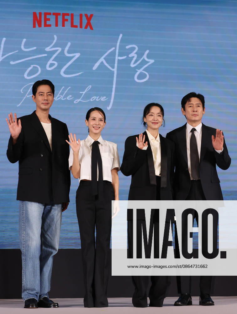 Movie Possible Love Movie Possible Love The stars of the new Netflix movie Possible Love -- Jo In-sung, Jo Yeo-jung, Jeon Do-yeon and Seol Kyung-koo (L to R) -- pose for a photo during a publicity event in Seoul on Aug. 25, 2026. (Yonhap) 2026-08-25 12:50:10 < 1980-2026 YONHAPNEWS AGENCY. .> ¼¿ïƯº°½Ã