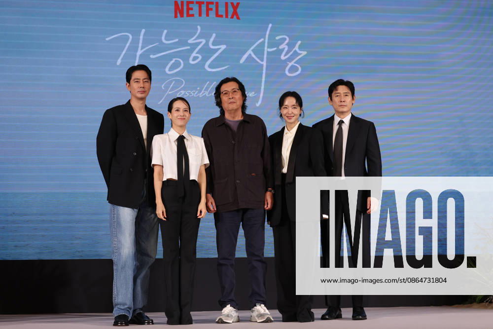 Movie Possible Love Movie Possible Love The stars of the new Netflix movie Possible Love -- Jo In-sung, Jo Yeo-jung, Jeon Do-yeon and Seol Kyung-koo (L to R) -- along with director Lee Chang-dong (C) -- pose for a photo during a publicity event in Seoul on Aug. 25, 2026. (Yonhap) 2026-08-25 12:48:56 < 1980-2026 YONHAPNEWS AGENCY. .> ¼¿ïƯº°½Ã