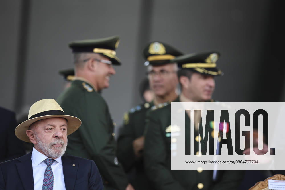 Soldier s Day ceremony in Brasilia BRASILIA, BRAZIL - AUGUST 25: Brazil s President Luiz Inacio Lula da Silva reacts while attending a Soldier s Day ceremony in Brasilia, Brazil August 25, 2026. Mateus Bonomi Anadolu Brasilia Brazil. Editorial use only. Please get in touch for any other usage.