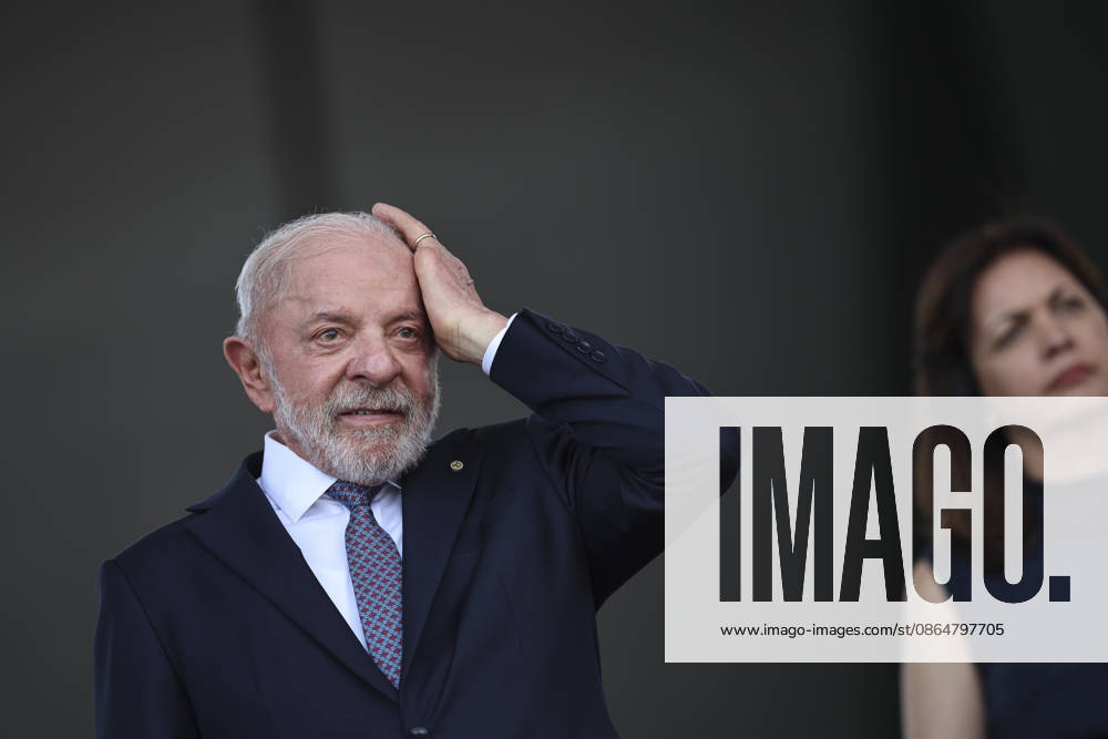 Soldier s Day ceremony in Brasilia BRASILIA, BRAZIL - AUGUST 25: Brazil s President Luiz Inacio Lula da Silva reacts while attending a Soldier s Day ceremony in Brasilia, Brazil August 25, 2026. Mateus Bonomi Anadolu Brasilia Brazil. Editorial use only. Please get in touch for any other usage.