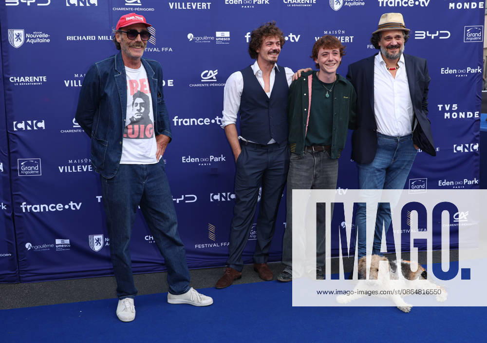 Festival du Film Francophone d AngouleÌ‚me 2026 - jour 2 Philippe Rebbot, Josef Mlekuz, Manolo Mlekuz et Mathias Mlekuz Festival du Film Francophone d AngouleÌ‚me 2026, le 25 août 2026.