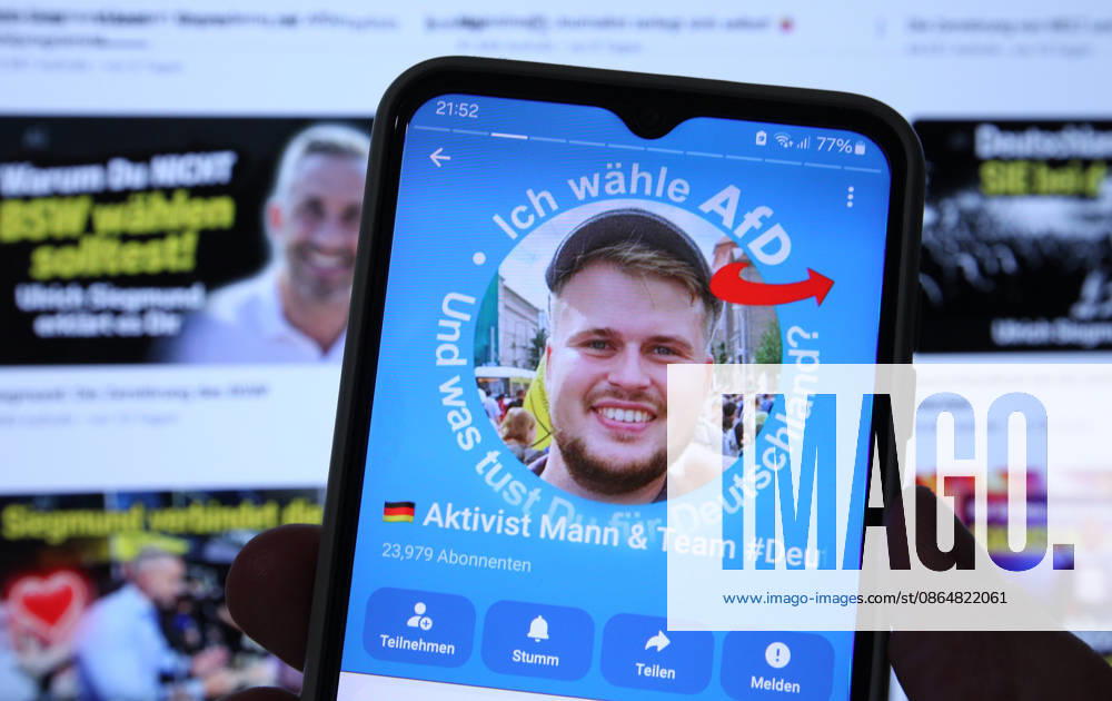 Matthäus Westfal, also known as Aktivist Mann, accessed his YouTube channel on a laptop. Before that, he had accessed the streamer’s Telegram account on a smartphone. He makes no secret of his support for the Alternative for Germany (AfD) party and has occasionally clashed with other media professionals during his live streams of A