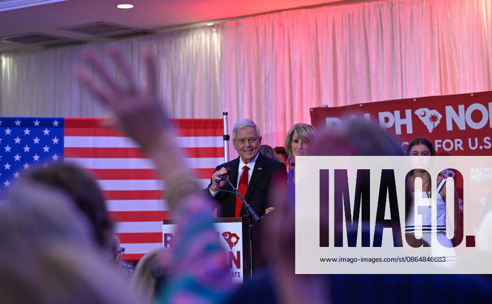 Ralph Norman concedes defeat in South Carolina Senate primary runoff ROCK HILL, USA - AUGUST 25: US Representative Ralph Norman delivers a speech as he holds a watch party on the eve of elections for the US Senate Special Republican Party primary runoff and accepts his defeat to Darline Graham in Rock Hill SC, United States on August 25, 2026. Peter Zay Anadolu South Carolina United States. Editorial use only. Please get in touch for any other usage.