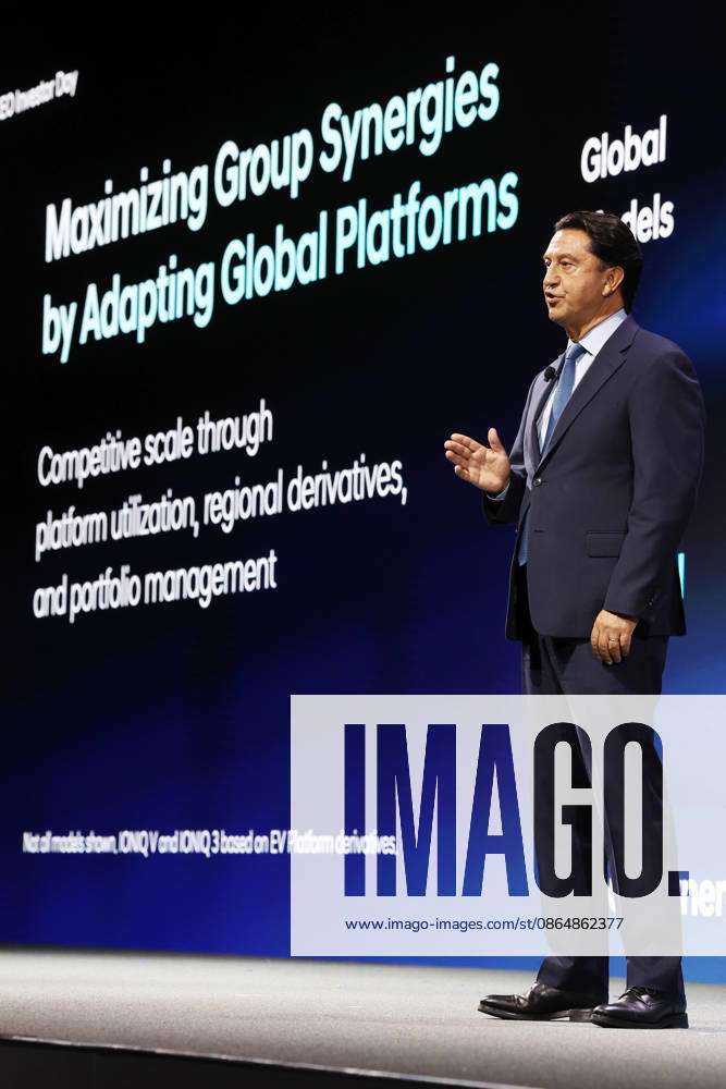 Hyundai Motor s CEO Hyundai Motor s CEO Jose Munoz, president and chief executive officer of Hyundai Motor Co., speaks during the company s CEO Investor Day event in Seoul on Aug. 26, 2026. (Yonhap) 2026-08-26 15:18:35 < 1980-2026 YONHAPNEWS AGENCY. .> ¼¿ïƯº°½Ã