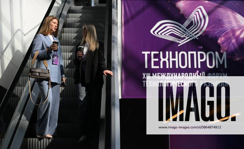Russia Technoprom International Forum 9228756 26.08.2026 People visit the exhibition during of the Technoprom XIII International Forum of Technological Development in Novosibirsk, Russia. Alexandr Kryazhev Sputnik Novosibirsk Russia