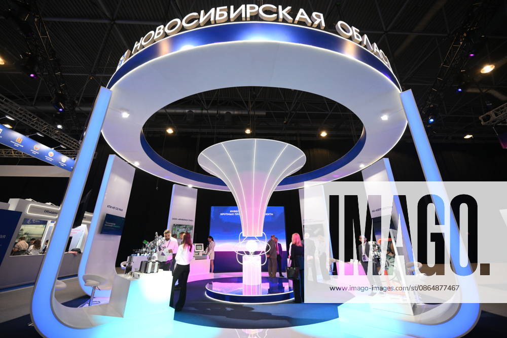 Russia Technoprom International Forum 9228763 26.08.2026 People visit the exhibition during of the Technoprom XIII International Forum of Technological Development in Novosibirsk, Russia. Alexandr Kryazhev Sputnik Novosibirsk Russia
