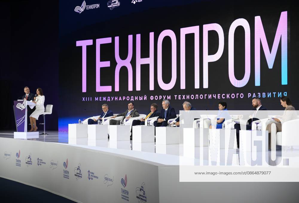 Russia Technoprom International Forum 9228771 26.08.2026 Participants attend the main plenary session The role of megascience plants in the implementation of national technology leadership projects during the Technoprom International Forum of Technological Development in Novosibirsk, Russia. Alexandr Kryazhev Sputnik Novosibirsk Russia