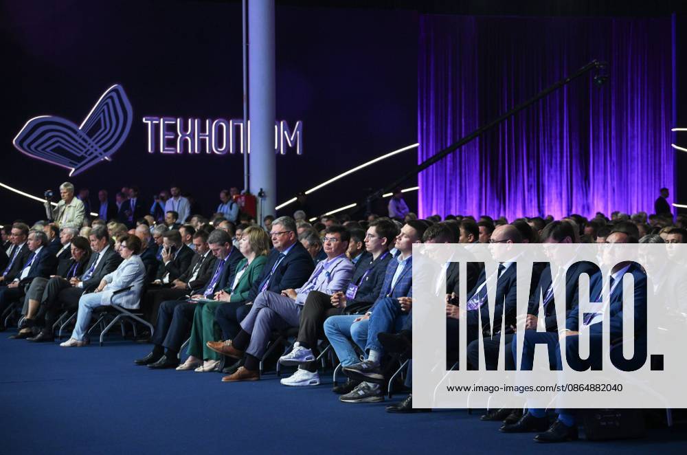 Russia Technoprom International Forum 9228792 26.08.2026 Participants attend the main plenary session The role of megascience plants in the implementation of national technology leadership projects during the Technoprom International Forum of Technological Development in Novosibirsk, Russia. Alexandr Kryazhev Sputnik Novosibirsk Russia