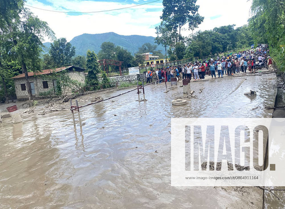 (260826) -- KATHMANDU, Aug. 26, 2026 -- This photo taken on Aug. 26, 2026 shows an area affected by flash floods in Nuwakot District, Nepal. As many as 72 people have been found dead in the flash flood in the Bhote Koshi River in Nepal, police said. Abi Narayan Kafle, spokesperson of Nepal Police, confirmed to Xinhua, adding that 41 injured people have been receiving treatment in different hospitals. ( via Xinhua) (SpotNews) NEPAL-NUWAKOT-FLASH FLOODS-DEATH TOLL RSS