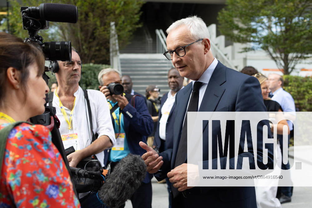 Opening of La REF 2026 meeting - Paris Bruno Le Maire during the La REF 2026 meeting of French entrepreneurs, organised by the MEDEF, France s main employers federation, at the Roland-Garros venue in Paris on August 26, 2026. Photo by Raphael Lafargue ABACAPRESS.COM Paris France