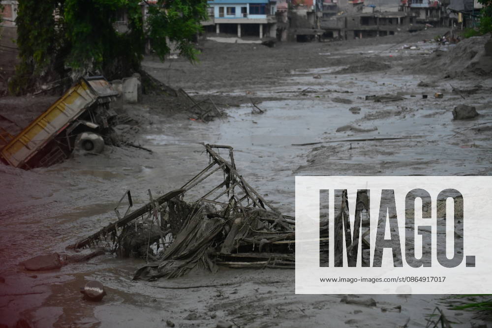 Death toll in Nepal-China border flash floods climbs to 97, dozens missing NUWAKOT, NEPAL - AUGUST 26: An aftermath view of flash flood and mudslides on the Nepal-China border on August 26, 2026 in Nuwakot, Nepal. The death toll from a devastating flash flood on the border climbed to 97 as at least 384 tourists and travelers, as well as soldiers and police, were reported missing. Safal Prakash Shrestha Anadolu Nuwakot Nepal. Editorial use only. Please get in touch for any other usage.
