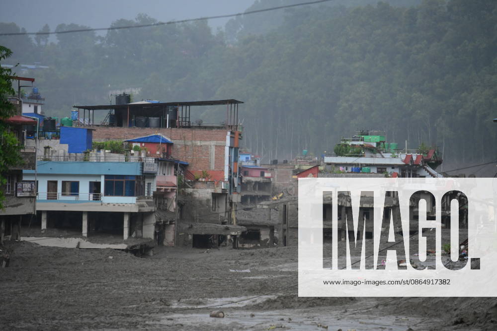 Death toll in Nepal-China border flash floods climbs to 97, dozens missing NUWAKOT, NEPAL - AUGUST 26: An aftermath view of flash flood and mudslides on the Nepal-China border on August 26, 2026 in Nuwakot, Nepal. The death toll from a devastating flash flood on the border climbed to 97 as at least 384 tourists and travelers, as well as soldiers and police, were reported missing. Safal Prakash Shrestha Anadolu Nuwakot Nepal. Editorial use only. Please get in touch for any other usage.