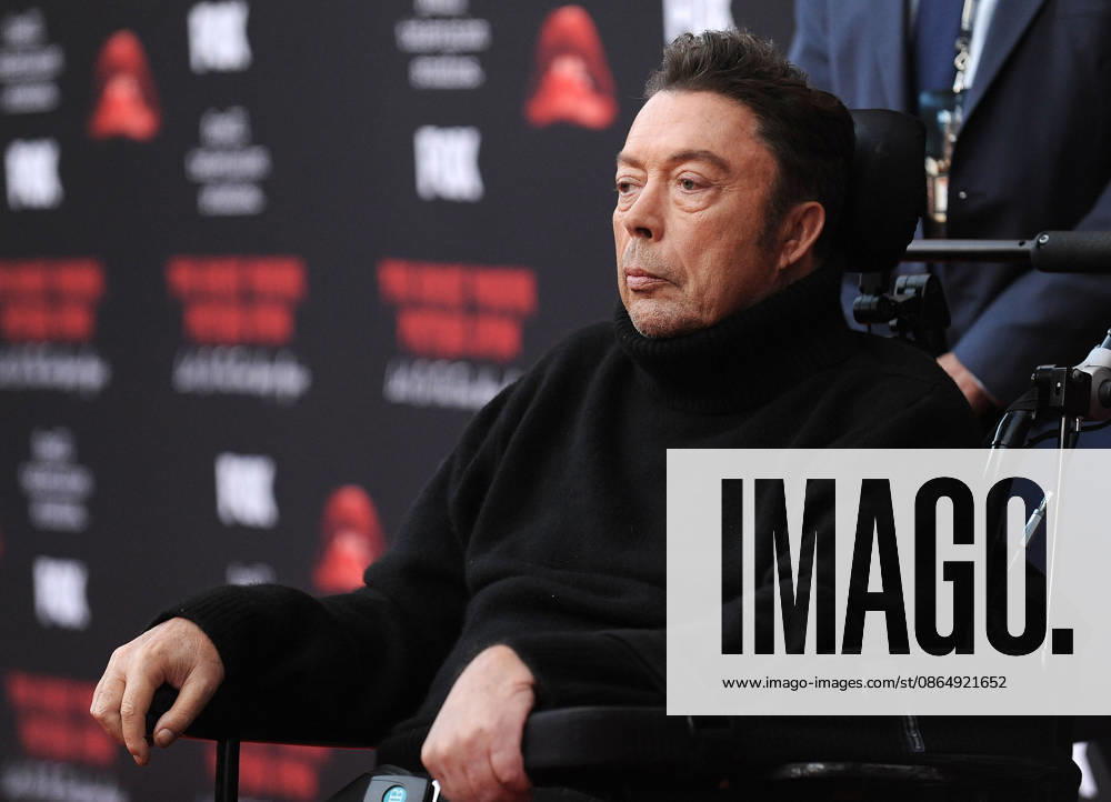 Tim Curry 1946 - 2026 Tim Curry The Rocky Horror Picture Show icon has died at the age of 80, after serious health issues for more than a decade. He passed away at his Los Angeles home on August 26, 2026. ======================================================================================October 13, 2016 West Hollywood, CA Tim Curry The Rocky Horror Picture Show: Let s Do The Time Warp Again held at the The Roxy West Hollywood The Roxy California USA