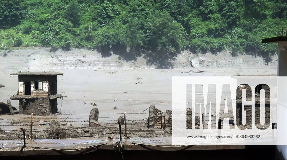 Flash flood ravages Nepals Rasuwa Rasuwa Nepal , Aug 26 (ANI): An area devastated by mud-laden floodwaters following a flash flood caused by an outburst in the Bhotekoshi River, in Rasuwa on Wednesday. Around 105 Indians among the foreign nationals reported missing after the flash flood. (RSS Nepal ANI Video Grab) Rasuwa Nepal