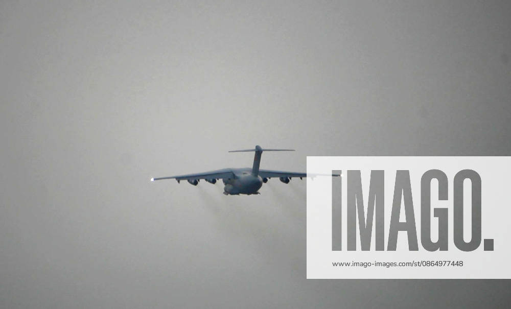 (260827) -- CHENGDU, Aug. 27, 2026 -- A Y-20 transport aircraft of the western theater command takes off at an airport in southwest China on Aug. 27, 2026. A directing group from the Western Theater Command of the Chinese People s Liberation Army (PLA) has been dispatched to the Xizang Autonomous Region in southwest China on Thursday morning to coordinate joint rescue operations by military personnel in mudslide-hit Gyirong County. Carried by the Y-20 transport aircraft of the western theater command, the group will organize military forces to assist in disaster relief efforts. (Photo by Xinhua) (SpotNews) CHINA-XIZANG-MUDSLIDE-RESCUE FORCES (CN) SongxZhengsheng