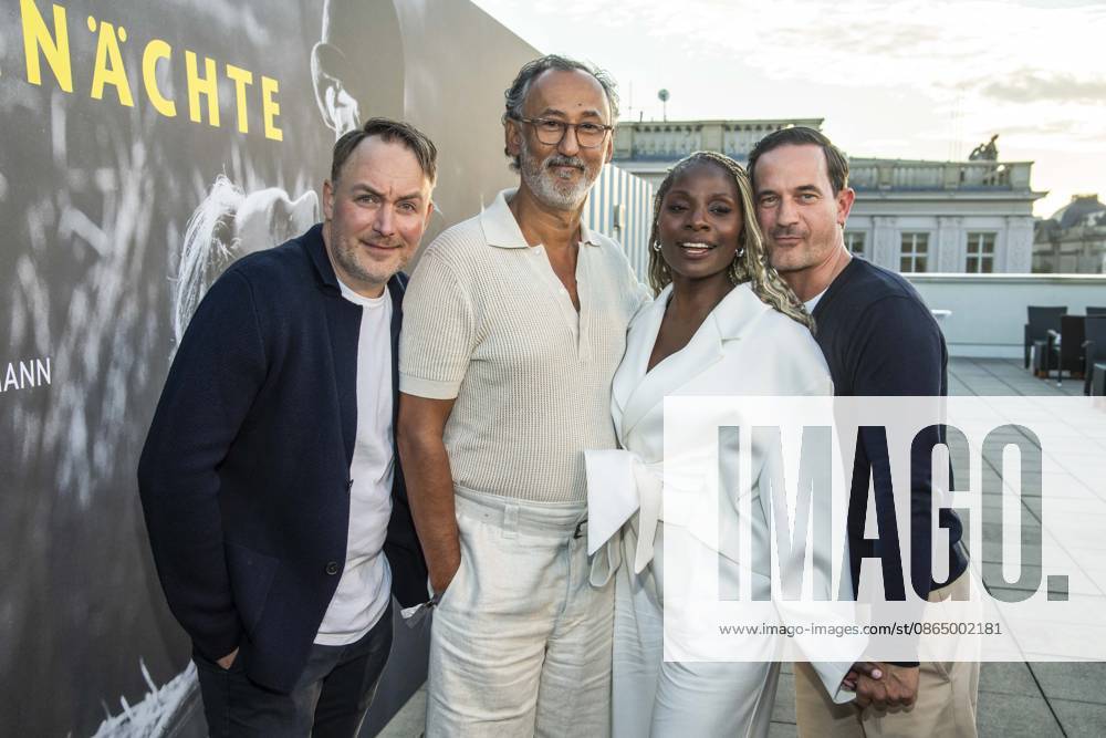 ABB FILM NIGHT Martin Stange, Ercan Durmaz, Nikeata Thompson, and Sönke Möhring were guests at the opening reception for the 2026 UFA Film Nights on the rooftop terrace of Bertelsmann Repraesentanz on August 26, 2026, in Berlin, Germany