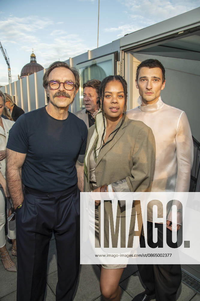ABB FILM NIGHT: Aleksandar Jovanovic, Jane Chirwa, and Sebastian Schneider attended the opening reception for the 2026 UFA Film Nights on the rooftop terrace of Bertelsmann Repraesentanz on August 26, 2026, in Berlin, Germany