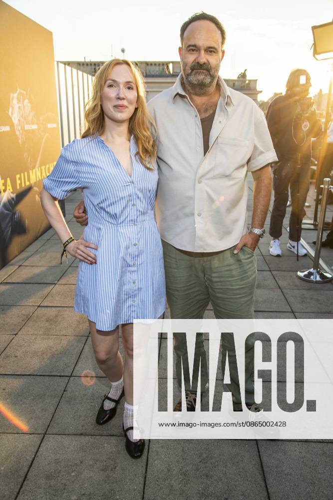 ABB FILM NIGHT: Christin Nichols and Tom Keune as guests at the opening reception for the 2026 UFA Film Nights on the rooftop terrace of Bertelsmann Repraesentanz on August 26, 2026, in Berlin, Germany