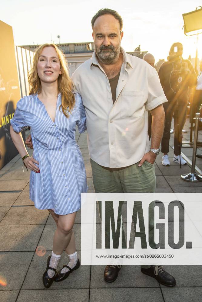 ABB FILM NIGHT: Christin Nichols and Tom Keune as guests at the opening reception for the 2026 UFA Film Nights on the rooftop terrace of Bertelsmann Repraesentanz on August 26, 2026, in Berlin, Germany