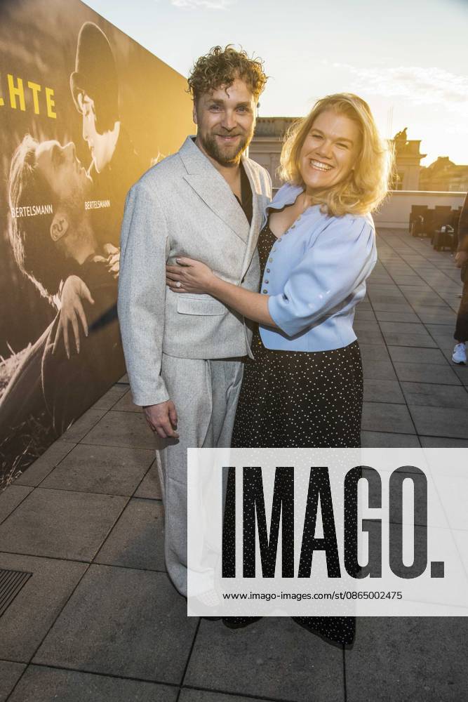 ABB FILM NIGHT: Knud Riepen and Gisa Flake attend the opening reception for the 2026 UFA Film Nights on the rooftop terrace of Bertelsmann Repraesentanz on August 26, 2026, in Berlin, Germany