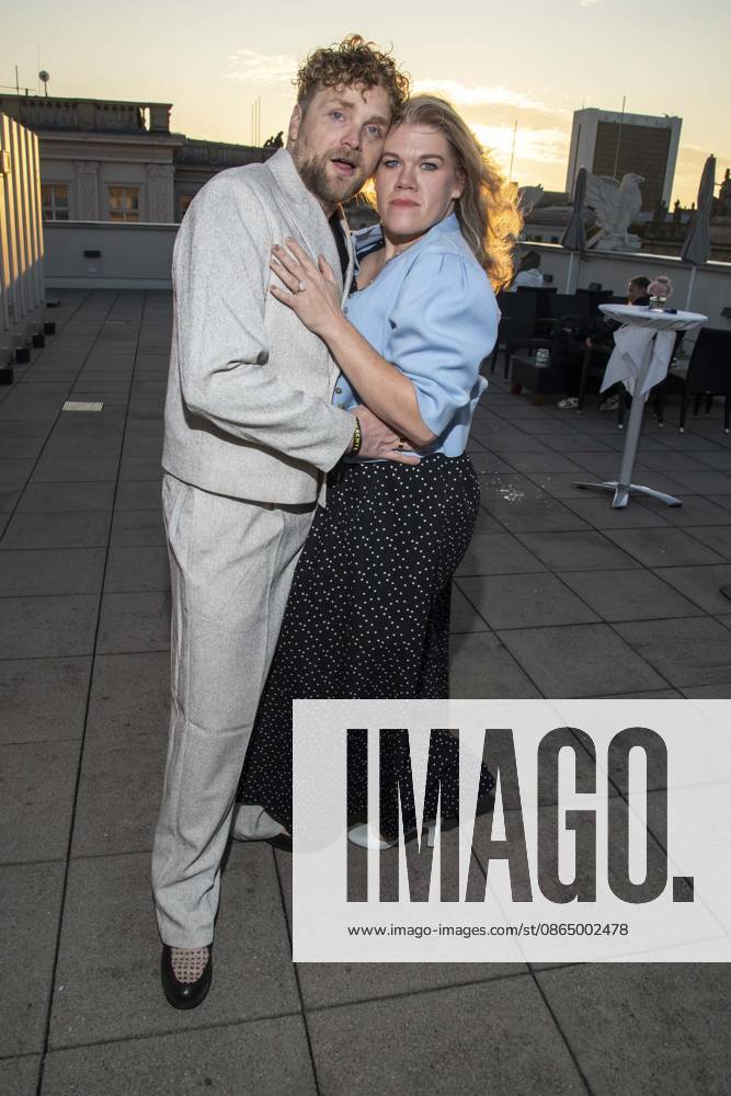 ABB FILM NIGHT: Knud Riepen and Gisa Flake attend the opening reception for the 2026 UFA Film Nights on the rooftop terrace of Bertelsmann Repraesentanz on August 26, 2026, in Berlin, Germany