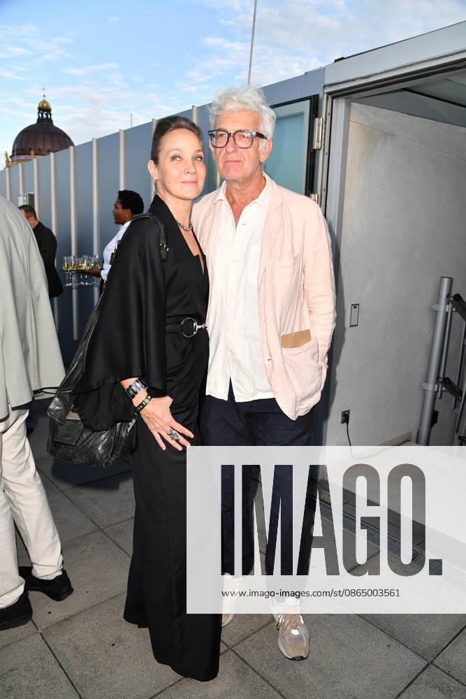 Jeanette Hain and Dominic Raacke Opening Reception for the 2026 UFA Film Nights Rooftop Terrace of the Bertelsmann Representative Office in Berlin August 26, 2026