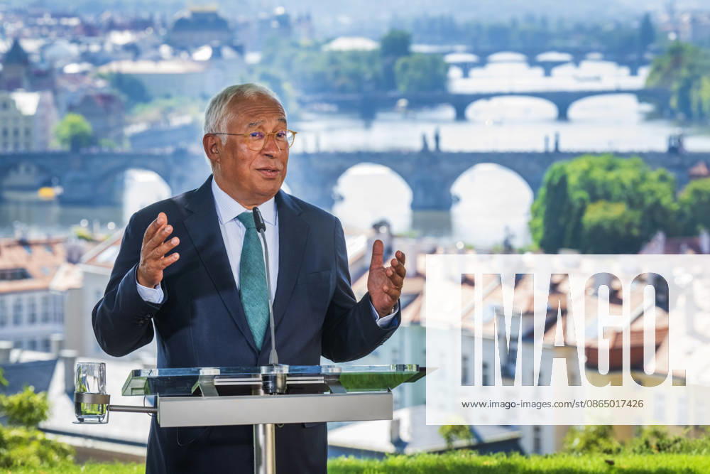 President of the European Council Antonio Costa speaks at the press conference after his meeting with Czech Prime Minister Andrej Babis, in Prague, Czech Republic, on August 27, 2026. (CTKxPhoto VitxSimanek) CTKPhotoP2026082703842 CTKPhotoP2026082703842