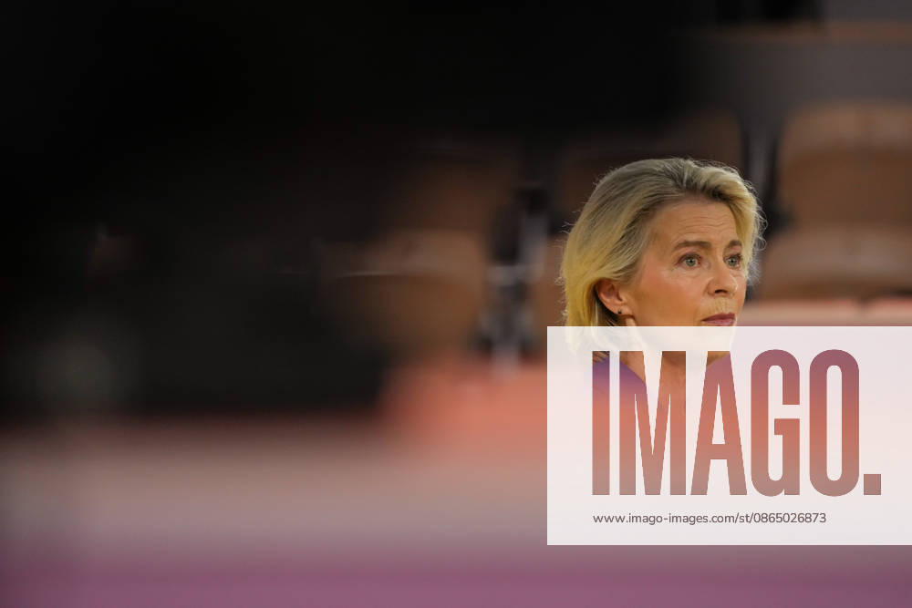 La REF 2026 Aurelien Morissard MAXPPP MAXPPP Paris August 27, 2026 Ursula von der Leyen, President of the European Commission, during the La REF 2026 meeting of French entrepreneurs, organized by the MEDEF, France’s main employers’ federation, at the Roland Garros venue in Paris on August 27, 2026 Aurelien Morissard MAXPPP Paris France