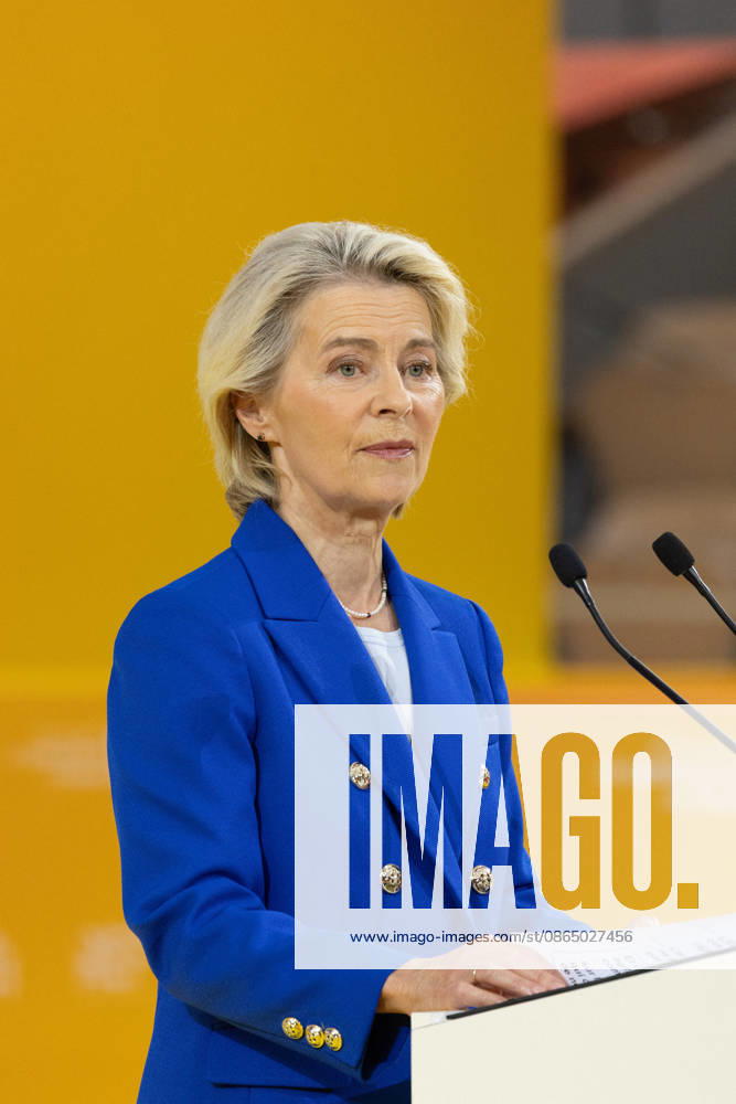 Second day of La REF 2026 meeting - Paris European Commission President Ursula von der Leyen during the La REF 2026 meeting of French entrepreneurs, organised by the MEDEF, France s main employers federation, at the Roland-Garros venue in Paris on August 27, 2026. Photo by Raphael Lafargue ABACAPRESS.COM Paris France