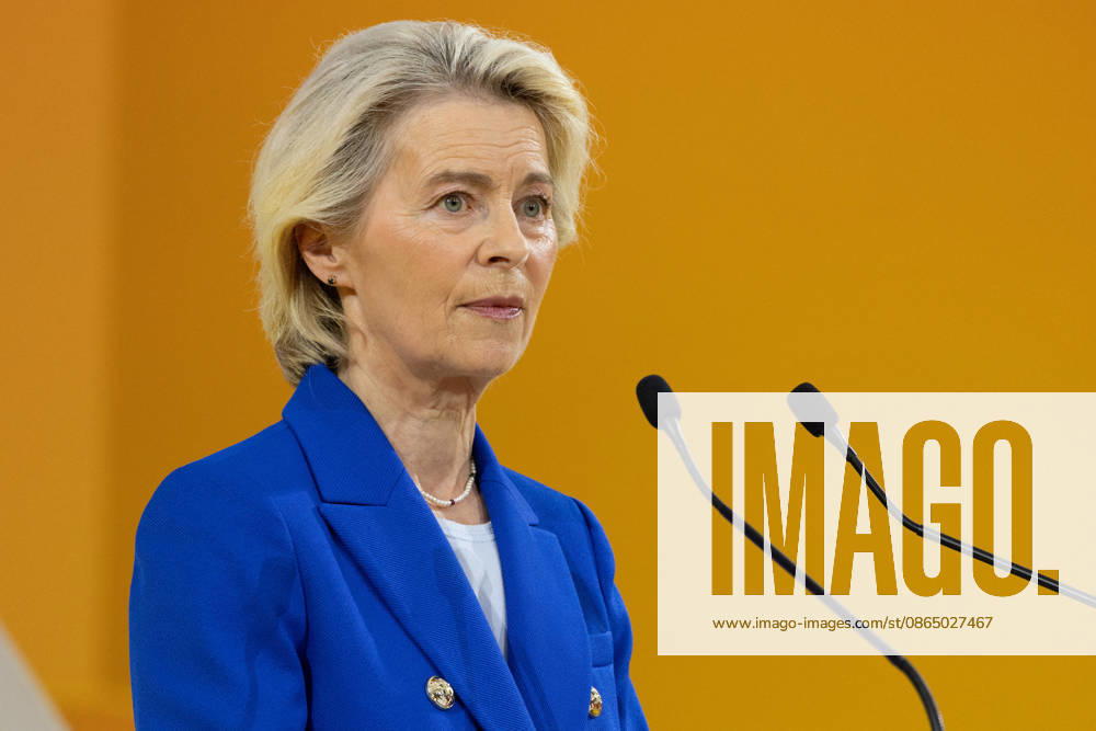 Second day of La REF 2026 meeting - Paris European Commission President Ursula von der Leyen during the La REF 2026 meeting of French entrepreneurs, organised by the MEDEF, France s main employers federation, at the Roland-Garros venue in Paris on August 27, 2026. Photo by Raphael Lafargue ABACAPRESS.COM Paris France