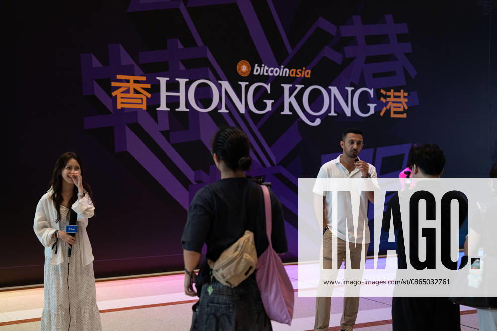 Bitcoin Asia Hong Kong 2026 People in front of a large board at the entrance to Bitcoin Asia 2026 on August 27, 2026 in Hong Kong. (Photo by Vernon Yuen Nexpher Images) HONG KONG