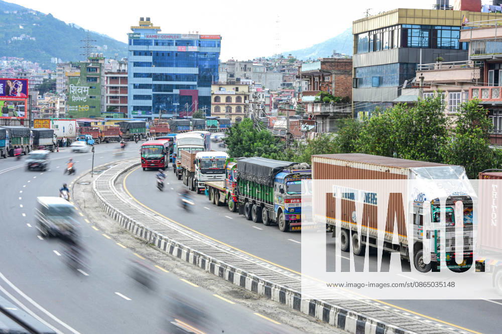 Trucks and other vehicles remain stranded along the KalankiÃ¢â‚¬ThankotÃ¢â‚¬Nagdhunga route in Kathmandu, Nepal, on August 27, 2026, as major highways remain closed following devastating flash floods and landslides. The stranded vehicles have occupied multiple lanes along the road, causing traffic congestion and further disrupting movement in the area. The floods swept through Rasuwa and other parts of central Nepal before surging downstream along the Trishuli and Narayani river systems, damaging roads, bridges, settlements and other infrastructure. The NagdhungaÃ¢â‚¬Muglin route, a key road connection between Kathmandu and other parts of the country, has been closed, disrupting the movem - ZUMAs330 20260827_zsp_s330_036