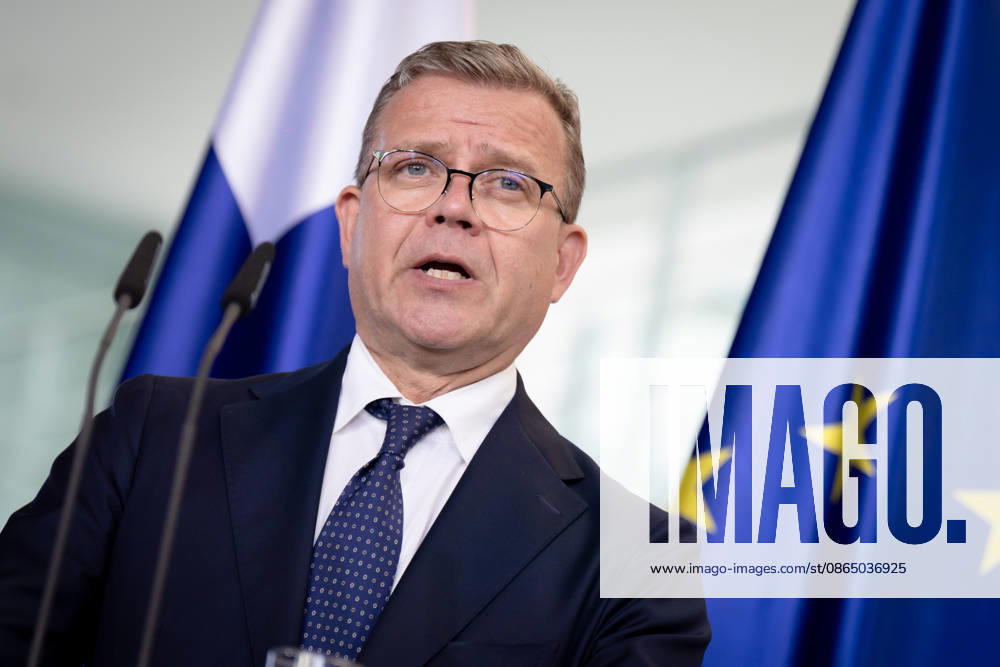 Chancellery, Meeting of Like-Minded States, Berlin, Chancellery, Press Conference, Prime Minister Petteri Orpo, Finland, Berlin, Berlin, GER