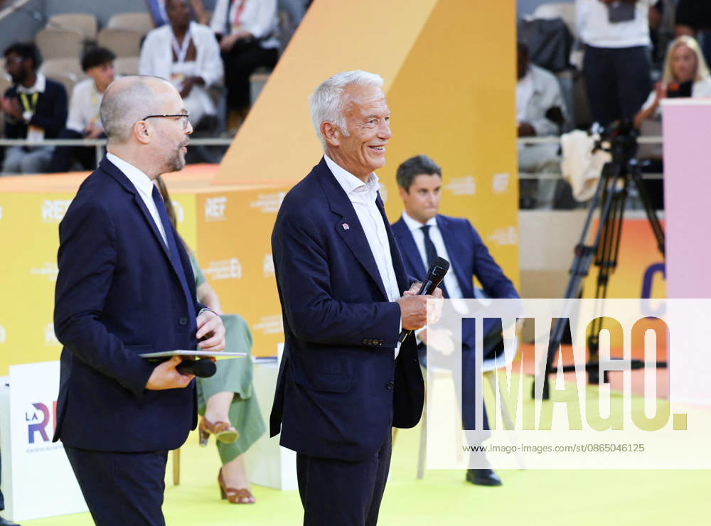 REF Medef - Presidential Debate Patrick Martin President of MEDEF at the presidential debate during the La REF 2026 meeting of French entrepreneurs, organised by the MEDEF, France s main employers federation, at the Roland-Garros venue in Paris, France on August 27, 2026. Photo by Raphael Lafargue ABACAPRESS.COM Paris France