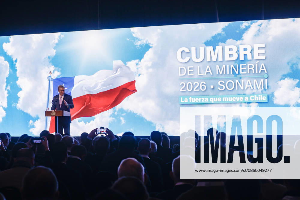 Santiago, August 27, 2026: President of the Republic José Antonio Kast attends the Mining Summit organized by Sonami at Metropolitan Santiago Diego Martin Aton Chile, Aton 1184613 jpeg