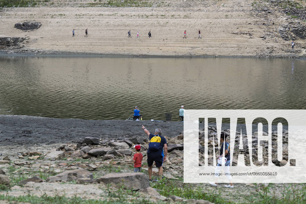 Low water level at the Orlik Reservoir, In Temesvar, Czech Republic, August 27, 2026. (CTKxPhoto VaclavxPancer) CTKPhotoP2026082707037 CTKPhotoP2026082707037