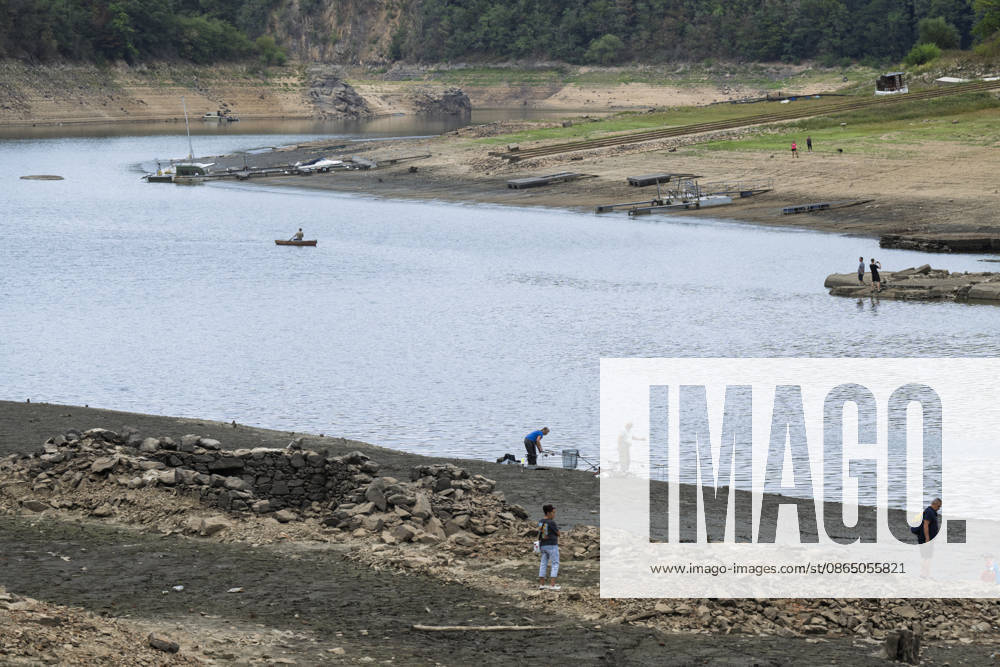 Low water level at the Orlik Reservoir, In Temesvar, Czech Republic, August 27, 2026. (CTKxPhoto VaclavxPancer) CTKPhotoP2026082707042 CTKPhotoP2026082707042