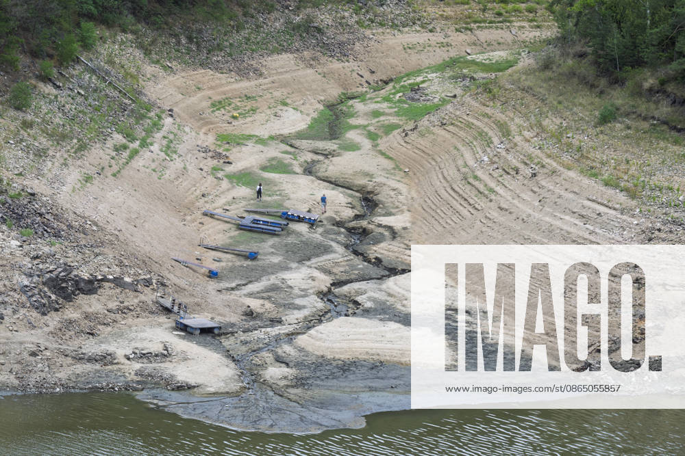 Low water level at the Orlik Reservoir, In Temesvar, Czech Republic, August 27, 2026. (CTKxPhoto VaclavxPancer) CTKPhotoP2026082707072 CTKPhotoP2026082707072