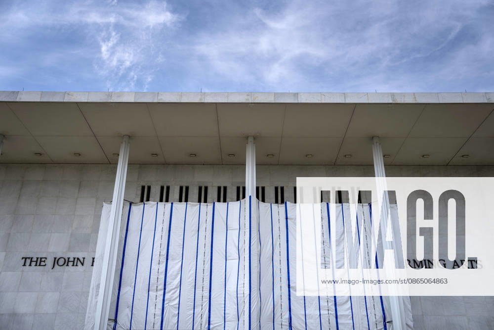The John F. Kennedy Center for Performing Arts is seen in Washington, DC on Thursday, August 27. 2026. In a court ruling filed earlier this week, the Trump Administration said they may demolish the center if proposed renovation plans are blocked. WAP20260827303 BONNIExCASH