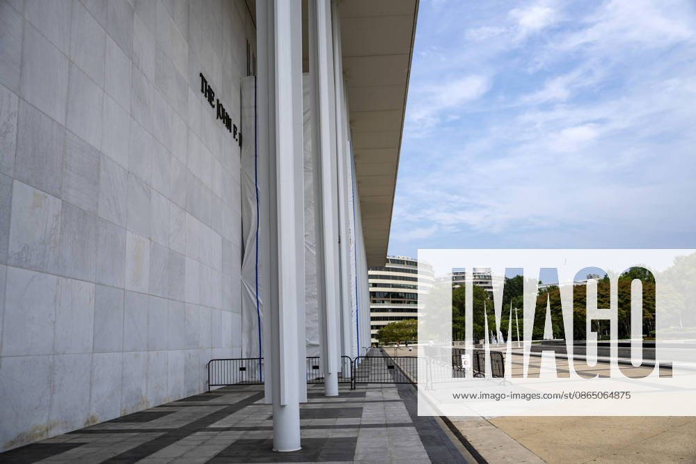 The John F. Kennedy Center for Performing Arts is seen in Washington, DC on Thursday, August 27. 2026. In a court ruling filed earlier this week, the Trump Administration said they may demolish the center if proposed renovation plans are blocked. WAP20260827307 BONNIExCASH