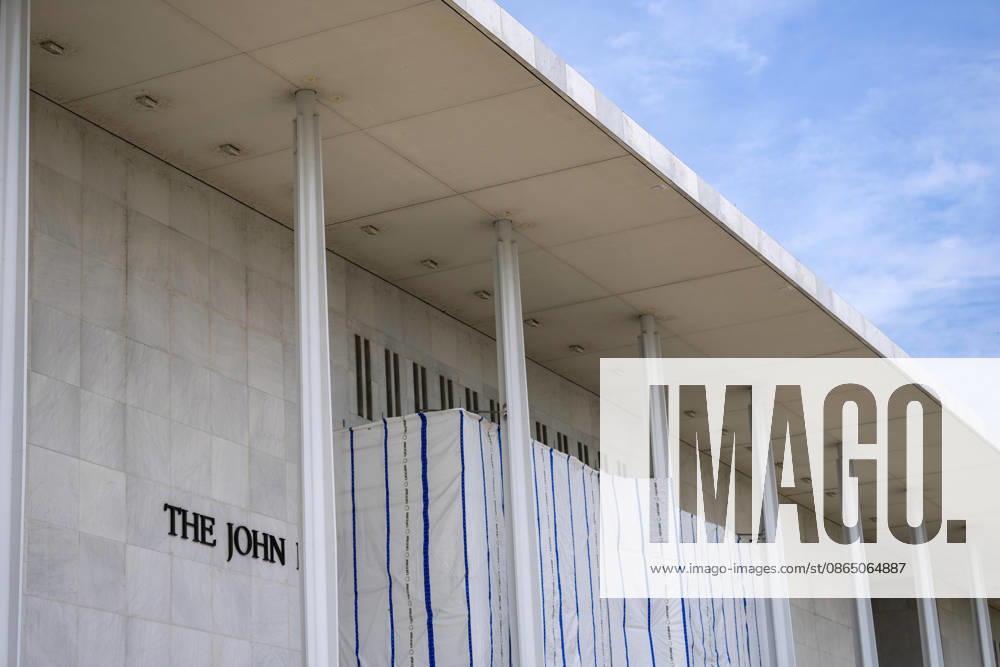The John F. Kennedy Center for Performing Arts is seen in Washington, DC on Thursday, August 27. 2026. In a court ruling filed earlier this week, the Trump Administration said they may demolish the center if proposed renovation plans are blocked. WAP20260827320 BONNIExCASH