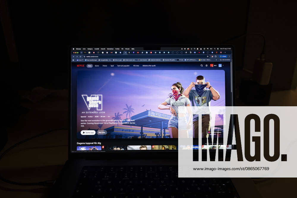 STOCKHOLM, SWEDEN 20260827 An extended look at the upcoming Grand Theft Auto VI is streaming on Netflix STOCKHOLM, SWEDEN