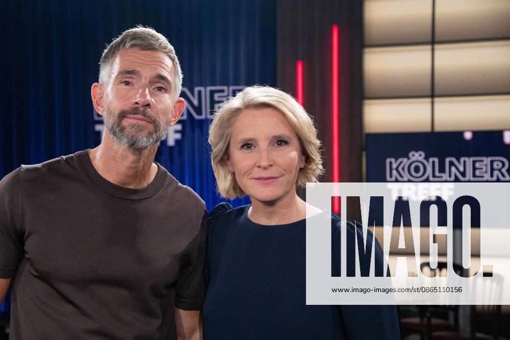From left: Micky BEISENHERZ, host; Susan LINK, co-host; hosts of the show Koelner Treff on WDR television