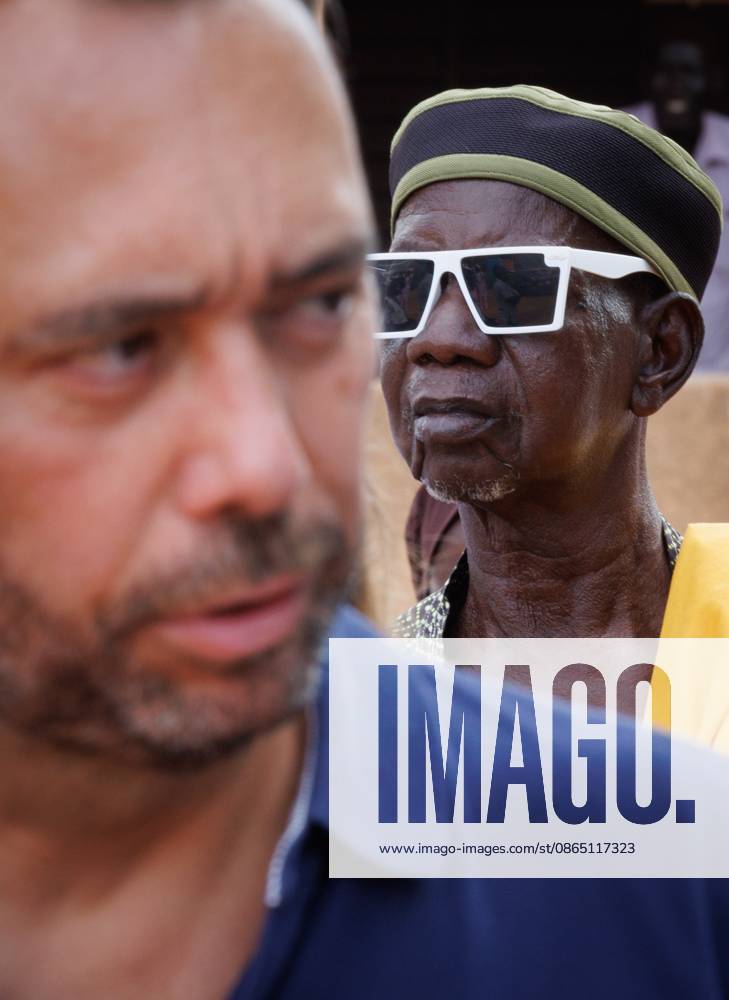 Belgian Foreign Minister Maxime Prevot pictured during a visit to the nutritional care centre of UNICEF in Kaya on the second day of a diplomatic mission of Belgian Foreign Minister in the Sahel region, in Ouagadougou, Burkina Faso. BENOITxDOPPAGNE 184535171