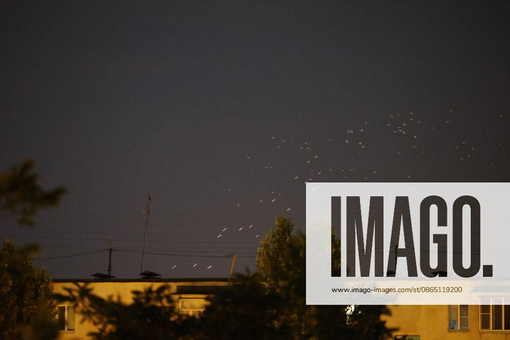 Ukrainian drone attack on Belgorod BELGOROD, RUSSIA - AUGUST 27: Mobile fire groups respond to an overnight Ukrainian drone attack as they work to repel the drones in Belgorod, Russia, on August 27, 2026. Stringer Anadolu Belgorod Russia. Editorial use only. Please get in touch for any other usage.
