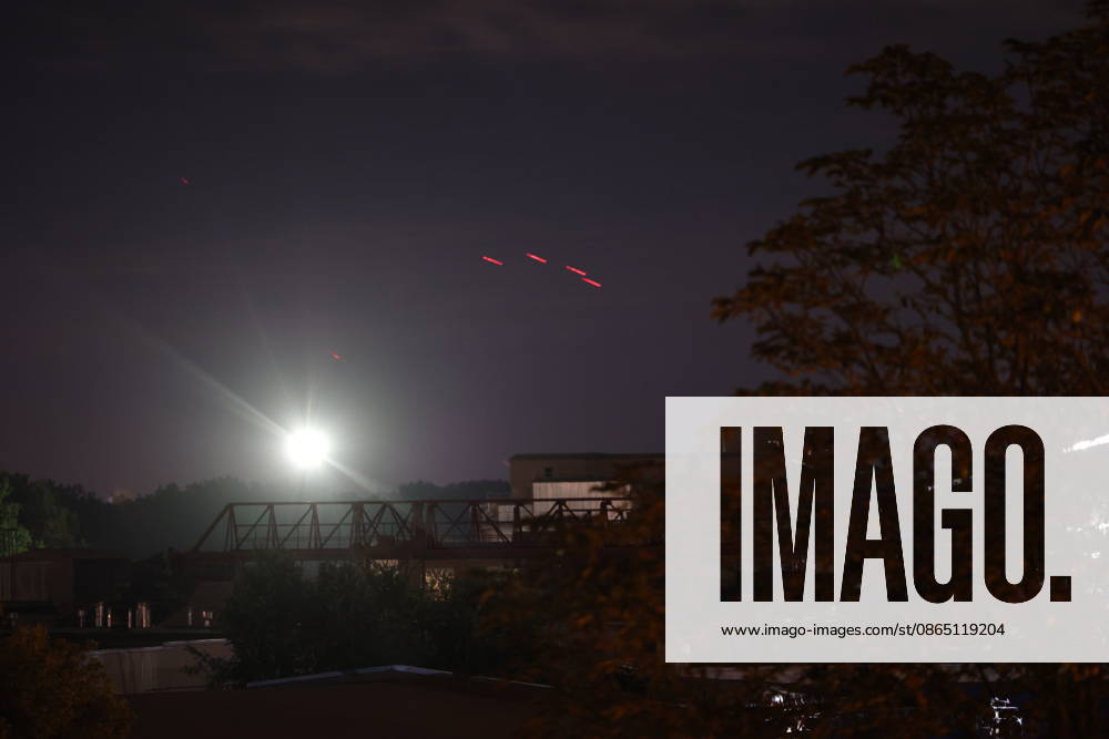 Ukrainian drone attack on Belgorod BELGOROD, RUSSIA - AUGUST 27: Mobile fire groups respond to an overnight Ukrainian drone attack as they work to repel the drones in Belgorod, Russia, on August 27, 2026. Stringer Anadolu Belgorod Russia. Editorial use only. Please get in touch for any other usage.